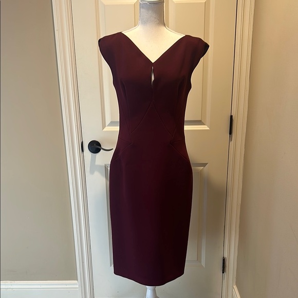 Zac Posen Midi Cap Sleeve Dresss - Picture 1 of 5